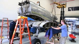 Seversky P-35a - Mid Section Removal - Restoration Update - 08/2018