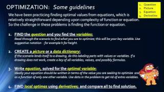 Math2413 Lecture 4 5 - Optimization Problems