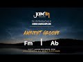 ambient groove bass backing track in c minor