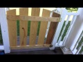 DIY easy gate for porch or baby gate tutorial DIY easy gate for porch or baby gate tutorial
