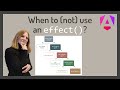 When Should We (NOT) Use a Signal effect()?