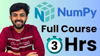 NumPy Full course in 3 Hours | Python for AI DS - part 1 | code io - Tamil