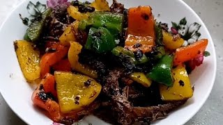 masakan hongkong :cara masaka tumis paprika ikan kaleng /tausi leng yi @desy ayu channel