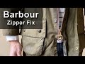 How to fix your Barbour jacket zipper when it's stuck.