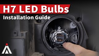 NEW Version!!! How to install standard H7 LED headlight bulbs? LA Plus H7 Installation Guide