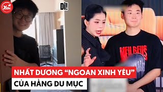 Nhất Dương “ngoan xinh yêu” của Hằng Du Mục đi theo sau dì khắp mọi nơi