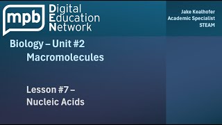 MPB Biology Unit 2 Lesson 7: Nucleic Acids