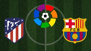 Atletico Madrid vs Barcelona | Laliga | Realistic Simulation | eFootball PES Gameplay