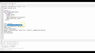 CIS30A Lab 5 Ex B: Event-driven widget- counting up seconds and stop button using Tkinter in Python.