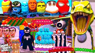 Franklin and Shinchan Playing Chupan Chupai With Bombardino Crocodilo & Tung Tung Tung Sahur IN GTA5