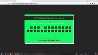 Hangman Game In Vanilla JS With Source Code | Source Code & Projects
