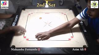 Carrom World Cup Korea 2018 Pre Quarter Final 2nd Set Nishantha Fernando vs Azim Ali