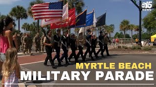 Myrtle Beach celebrates Military Appreciation Day with parade