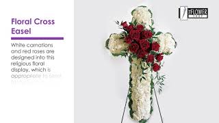 The Flower Shop offers funeral flowers that can be sent to the private home or funeral home