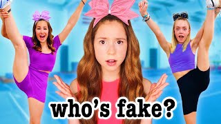3 Cheerleaders vs 1 Fake
