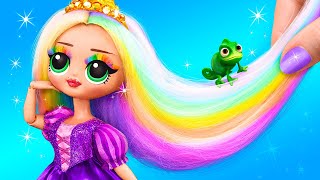 Beauty Salon for Disney Princesses / 32 LOL OMG DIYs