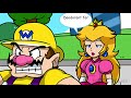 wario hits on peach