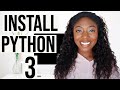 how to install PYTHON 3 on MACBOOK pro | python tutorial for absolute beginners | install python 3