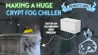 Making a Huge Crypt Fog Chiller 🦇 DIY Halloween Props