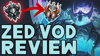 VOD Review: Zed Mid (Silver) - McBaze | League of Legends