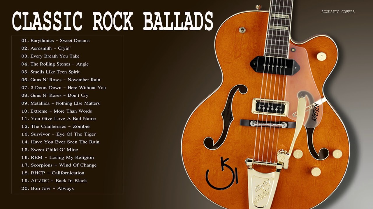 Acoustic Classic Rock ️ Classic Ballad Greatest Hits 60s 70s 80s ...