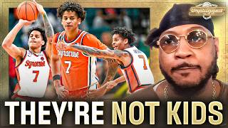 Carmelo Anthony Gets Real About Kiyan's Freshman Year, NIL & Age Limits