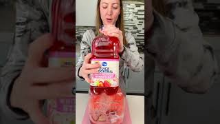 Easy V-Day drink idea!Shauna M makes a delicious strawberry drink for Valentine's Day! #valentine