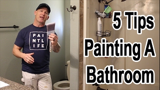 5 Bathroom Painting Tips. HOW TO PAINT A ROOM 5 Bathroom Painting Tips. HOW TO PAINT A ROOM