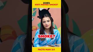 Kirti Mehra Smoking In Hunny Sharma Vlogs  😱 #shorts #viral #kirtimehra #ytfactsman #youtubeshorts