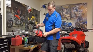 Craftsman chainsaw chain/bar oil adjustment screw...is your saw leaky?