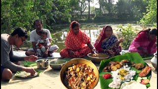 Thandar Somoy Rode Bose Barir Sobai er Sathe Shiter Picnic.Winter Season Family Picnic