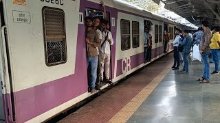 Asangaon Fast Local Train Stopped at Byculla Station