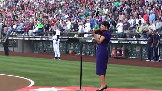 Anne Akiko Meyers, National Anthem, Screaming Nephew at T-Mobile Park, Seattle