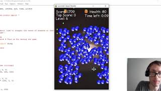 python and pygame space shooter