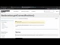 Showing Current Location using html5 geolocation api