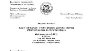 June 3, 2015 BOPEC Meeting (audio only)