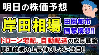 【株価予想】ドローン宅配、自動配送の成長戦略で岸田相場バブルくるか？中期のスイングトレードでドローン関連銘柄の買い時を探る