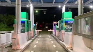 大分自動車道　別府湾SAから　大分IC