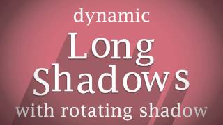 long shadows in after effects testing