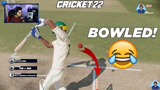 Ye Kaisi Wicket Hai Bhai 🤣 - Cricket 22 Unique Wicket #Shorts - RahulRKGamer