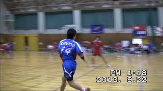 中京大学VS岐阜大学 東海学生ハンドボール 2013年秋季リーグ 20130922