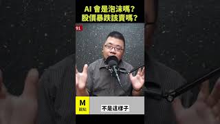 AI 會是泡沫嗎？股價暴跌該賣嗎？