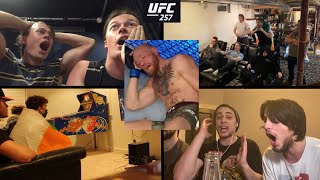 Crazy Fan Reactions to McGregor's KO Loss against Poirier at UFC 257