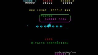 Lunar Rescue 1979 Taito Mame Retro Arcade Games