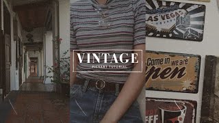 🕰 vintage effect | how to edit aesthetic pictures + easy picsart tutorial