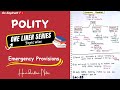 One Liners (Topic wise) || Indian Polity || Emergency Provisions || Lec.28 || An Aspirant !