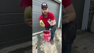 Cracks in your Concrete? Use this Quick and Easy fix ⚒️ #shorts