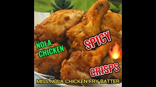 FRIED SPICY CHICKEN WINGS | MISS NOLA FRY BATTER | #cooking #asmr #mukbang #ytshortsvideo