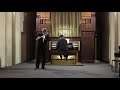 J. S. Bach. " Air " (arrangement for flute and organ).