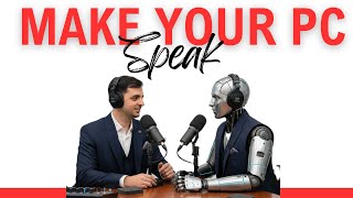 Make Your PC Speak! (CMD Trick)